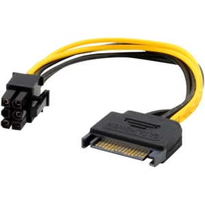 CABO DE ALIMENTAÇÃO INTERNO SATA MACHO > PCI EXPRESS MACHO 20CM