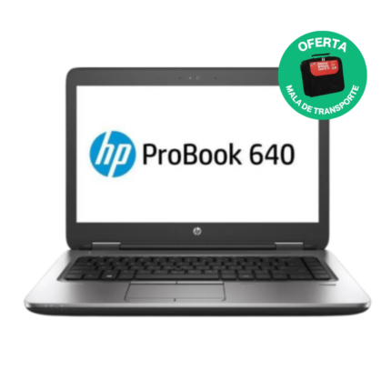 HP 640 G3 14.1'' CORE i5-7200U 7-GEN 8GB 256GB SSD WIN 11 PRO WEBCAM + OFERTA OFFICE, RATO E MALA DE TRANSPORTE