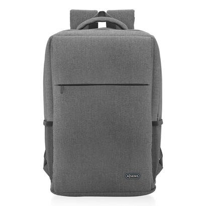MOCHILA AISENS 17'' CINZA/AZUL