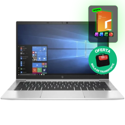 HP 830 G7 13.3'' CORE i5-10210U 10-GEN 16GB 256GB SSD WIN 11 PRO WEBCAM + OFERTA OFFICE 2019 C&E + OFERTA MALA TRANSPORTE